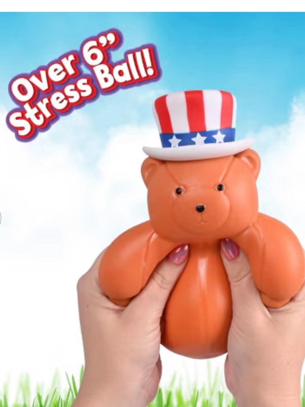 Viral Sunny Days Patriotic Bear Squishy